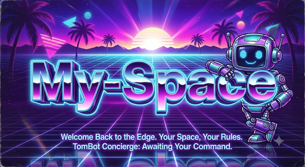 My-Space synthwave hero
